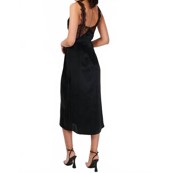 NEW CAMI NYC nahida midi dress in black